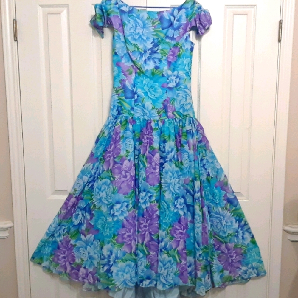 Dance Allure Floral Garden Party Dress
